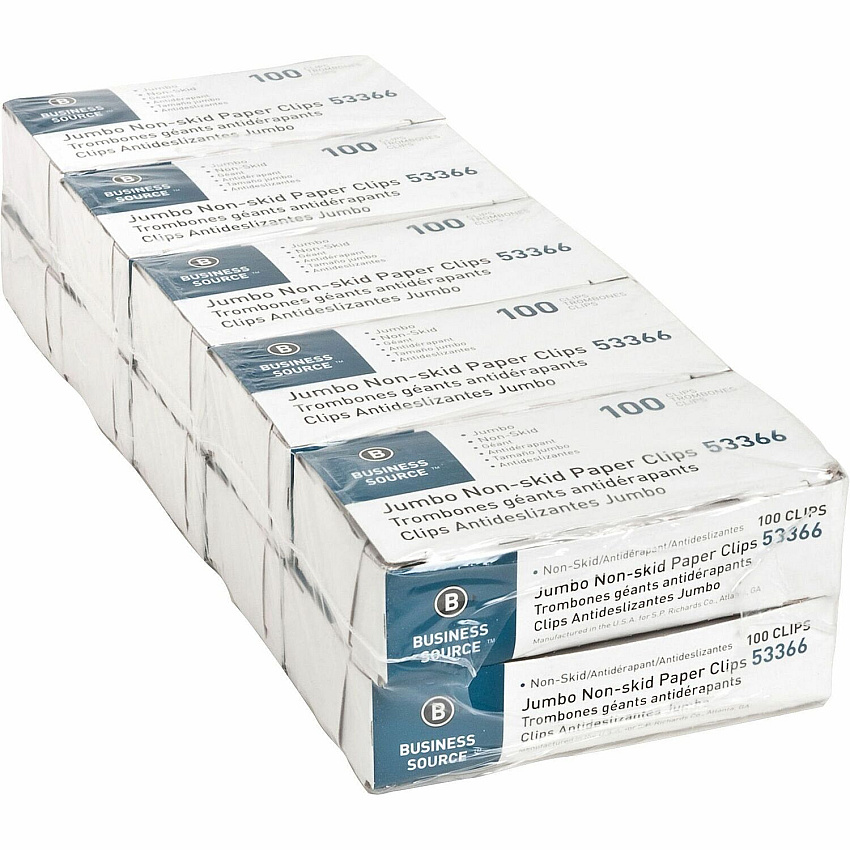 Business Source Jumbo Nonskid Paper Clips (BSN53366)