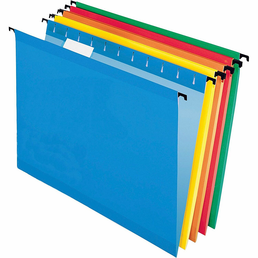 Pendaflex SureHook 1/5 Tab Cut Letter Recycled Hanging Folder (PFX615215ASST)