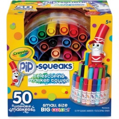 Crayola Pip-Squeaks Telescoping Marker Tower Washable Markers (588750)