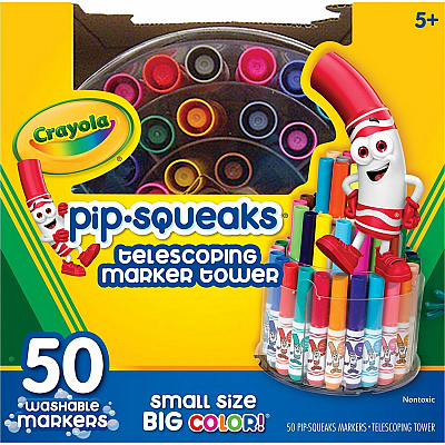 Crayola Pip-Squeaks Telescoping Marker Tower Washable Markers (CYO588750)