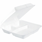 Dart Triple-compartment Foam Container (95HT3R)