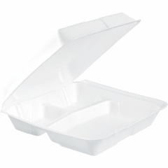 Dart Triple-compartment Foam Container (95HT3R)