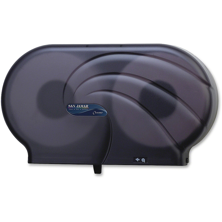 San Jamar Twin 9" JBT Bath Tissue Dispenser (SJMR4090TBK)