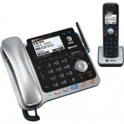 AT&T Bluetooth, DECT 6.0 Cordless Phone - Black, Silver (TL86109)