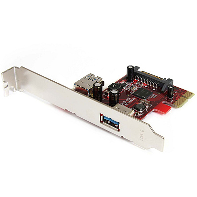 StarTech 2 Port Pcie Usb 3 Card 1x Int 1x Ext (PEXUSB3S11)