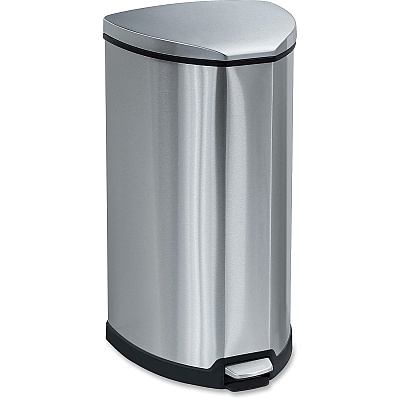 Safco Hands-free Step-on Stainless Receptacle (SAF9687SS)