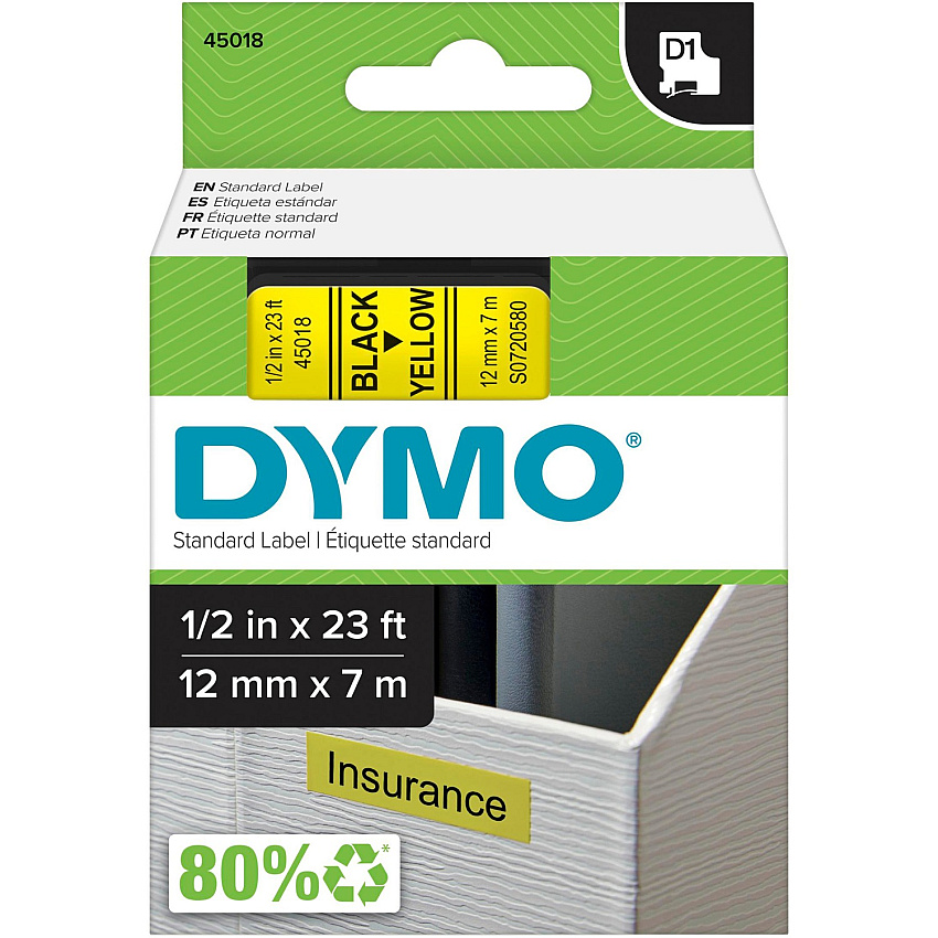 DYMO D1 Electronic Tape Cartridge (DYM45018)