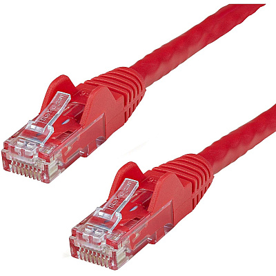 StarTech 15ft Cat6 Ethernet Cable Red 100w Poe (N6PATCH15RD)