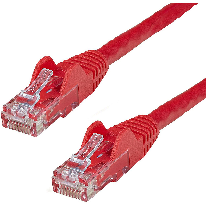 StarTech 15ft Cat6 Ethernet Cable Red 100w Poe (N6PATCH15RD)