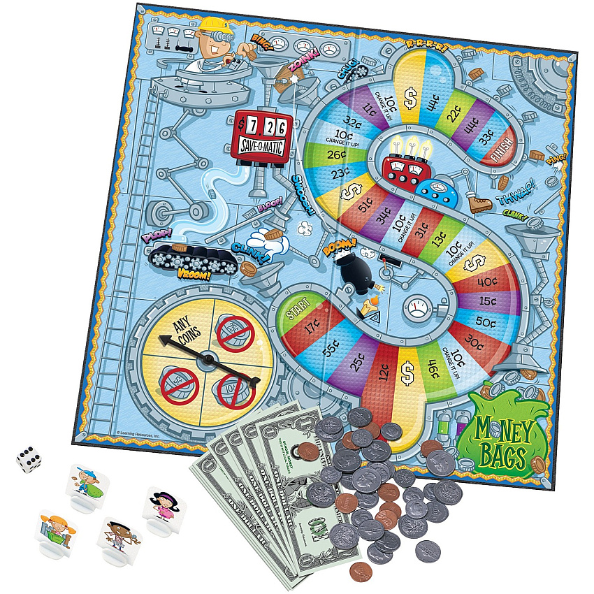 Learning Resources Money Bags Coin Value Game (LRNLER5057)