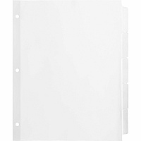 Business Source Reinforced Hole Punched Indexes (BSN36683)