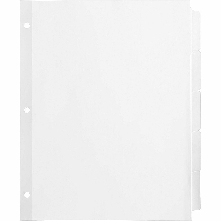 Business Source Reinforced Hole Punched Indexes (BSN36683)