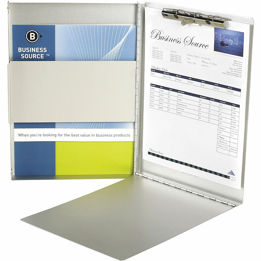 Business Source Anodized Aluminum Form Holder (BSN28555)
