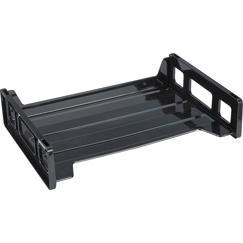 Business Source Side-loading Stackable Letter Trays (BSN42585)