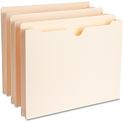 Business Source Straight Tab Cut Letter Recycled File Pocket (BSN65798)