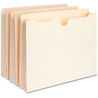 Business Source Straight Tab Cut Letter Recycled File Pocket (BSN65799)
