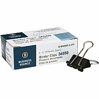 Business Source Fold-back Binder Clips (BSN36550)