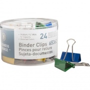 Business Source Colored Fold-back Binder Clips (65362)