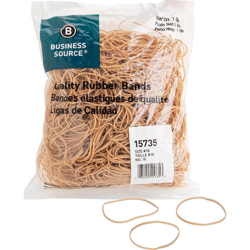 Business Source Quality Rubber Bands (BSN15735)