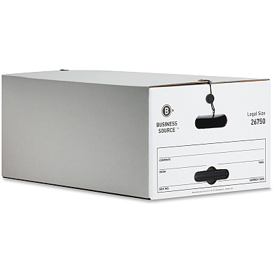 Business Source Light Duty Legal Size Storage Box (BSN26750)