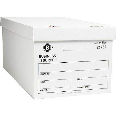 Business Source Lift-off Lid Light Duty Storage Box (BSN26752)