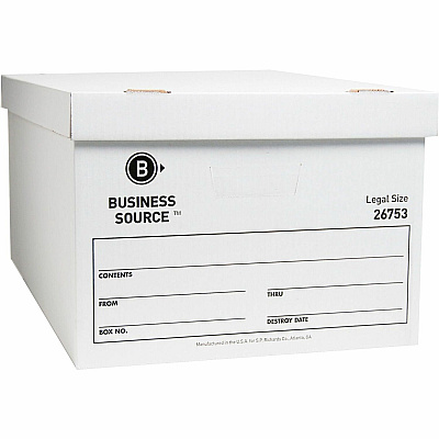Business Source Lift-off Lid Light Duty Storage Box (BSN26753)