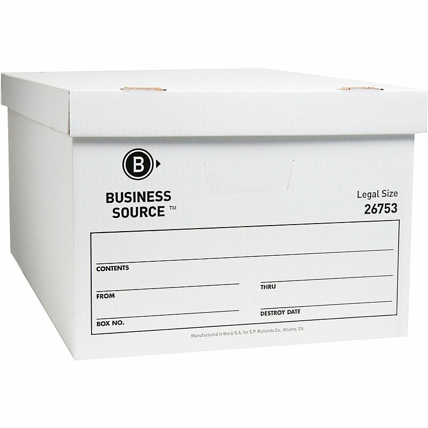 Business Source Lift-off Lid Light Duty Storage Box (BSN26753)
