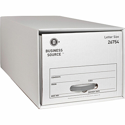 Business Source Drawer Storage Boxes (BSN26754)