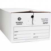 Business Source Heavy Duty Legal Size Storage Box (26757)