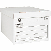 Business Source Lift-off Lid Heavy-Duty Storage Box (BSN26758)
