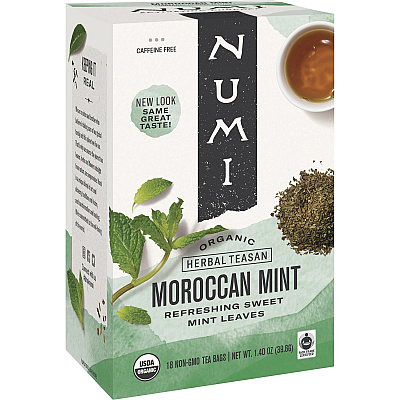 Numi Organic Morroccan Mint Herbal Tea Bag (NUM10104)