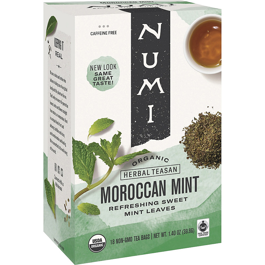 Numi Organic Morroccan Mint Herbal Tea Bag (NUM10104)