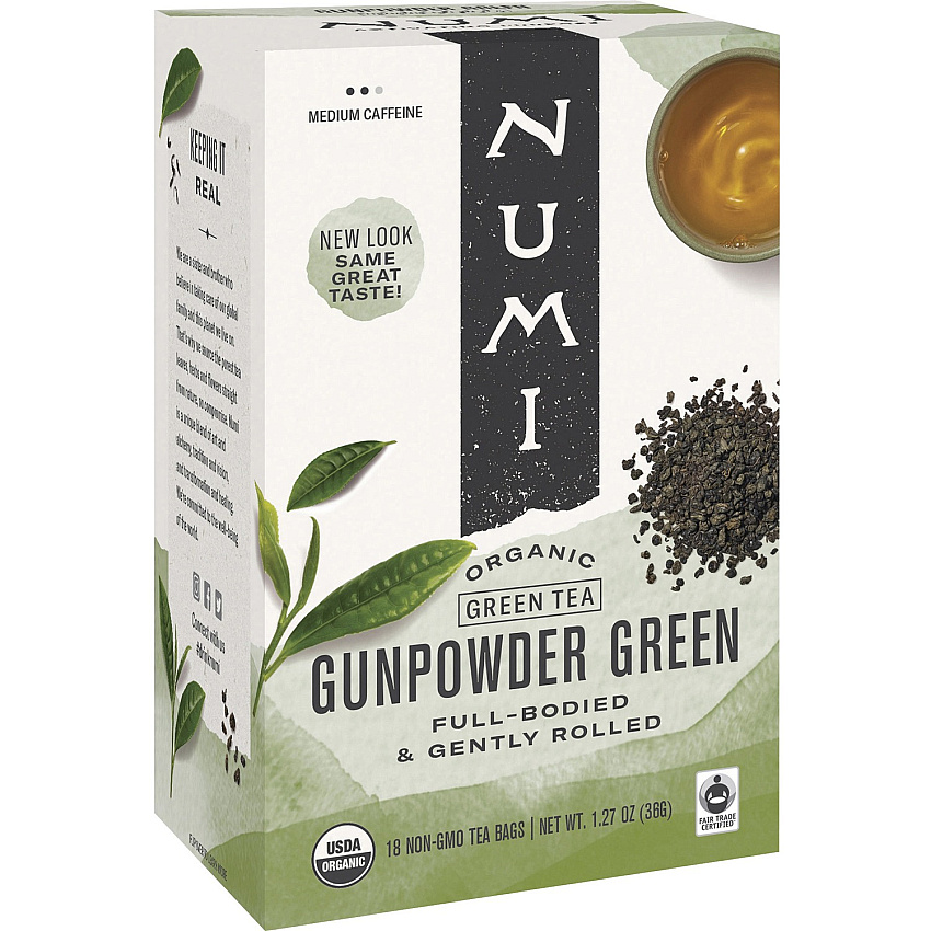 Numi Organic Gunpowder Green Tea Bag (NUM10109)