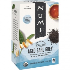 Numi Aged Organic Earl Grey Black Tea Bag (10170)