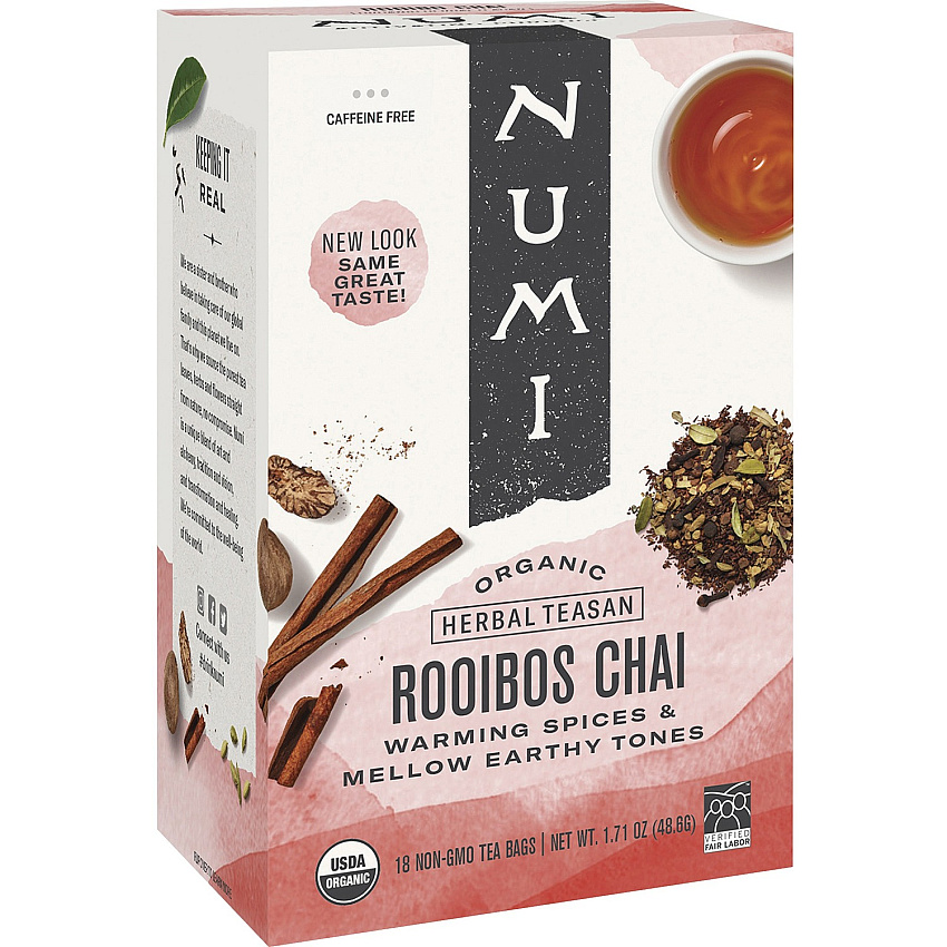 Numi Organic Rooibos Chai Black Tea Bag (NUM10200)