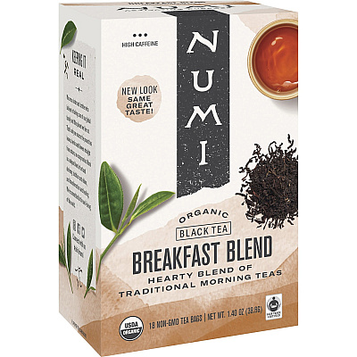 Numi Organic Breakfast Blend Black Tea Bag (NUM10220)