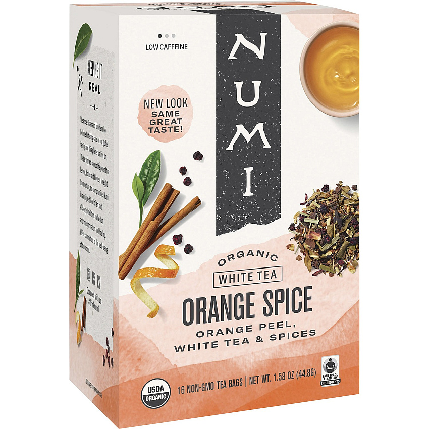 Numi Organic Orange Spice White Tea Bag (NUM10240)