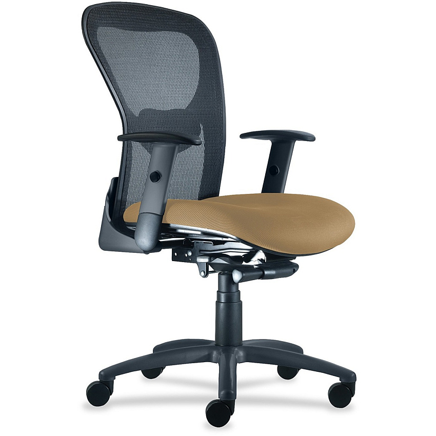 9 to 5 Seating Strata 1560 Mid Back Mesh Chair with Silver Accent (1560Y2A8B111)
