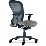 9 to 5 Seating Strata 1560 Mid Back Mesh Chair with Silver Accent (1560Y2A8B113)