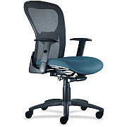 9 to 5 Seating Strata 1560 Mid Back Mesh Chair with Silver Accent (1560Y2A8B115)