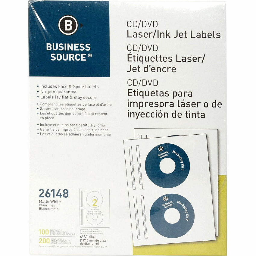 Business Source CD/DVD Labels (BSN26148)
