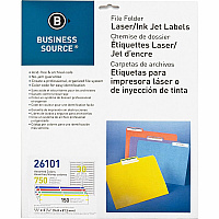 Business Source Laser/Inkjet File Folder Labels (BSN26101)