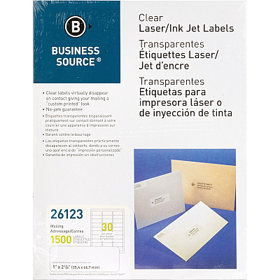 Business Source Mailing Address Labels (BSN26123)