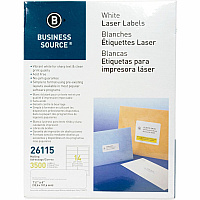 Business Source Bright White Premium-quality Address Labels (BSN26115)