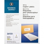 Business Source 8-1/2"x11" Copier Labels (26133)