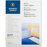 Business Source Bright White Premium-quality Shipping Labels (BSN26117)