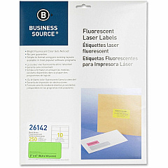 Business Source Neon Labels (BSN26142)