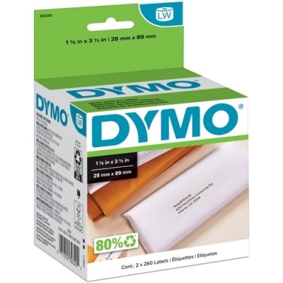 Genuine Dymo 30277 File Folder Labels 2-up