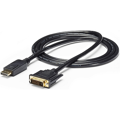 StarTech 6ft (1.8m) Displayport To Dvi Cable - Displayport To Dvi Adapter Cable - Dp To Dvi-d Video Converter - 1080p - Replacement For Dp2dvimm6 (DP2DVI2MM6)