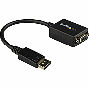 StarTech Displayport To Vga Adapter - Active Dp To Vga Converter - 1080p Video - Displayport Certified - Dp/dp++ Source To Vga Monitor Cable Adapter Dongle - L (DP2VGA2)